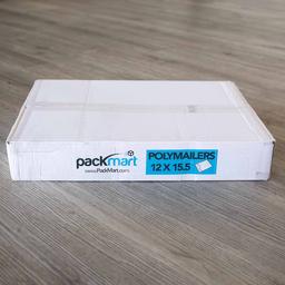 12 X 15.5 Poly Mailer - Gray Plastic Shipping Mailers thumbnail 2