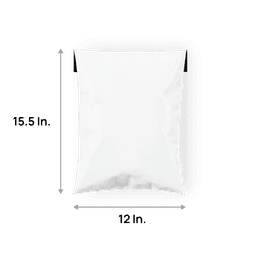 12 X 15.5 Poly Mailer - Gray Plastic Shipping Mailers thumbnail 1